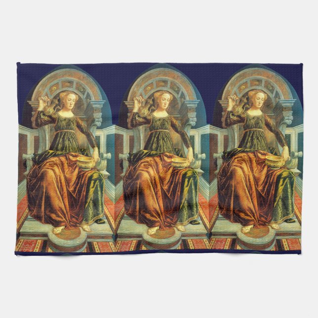 ANTIQUE RENAISSANCE TAROTS 14/TEMPERANZ GESCHIRRTUCH (Horizontal)