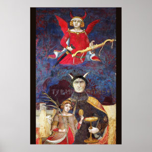 ANTIQUE RENAISSANCE TAROTS 15 / DER ABLAUF POSTER