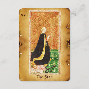ANTIQUE RENAISSANCE TAROTS 17 / DER STAR (HOFFEN) ANKÜNDIGUNG