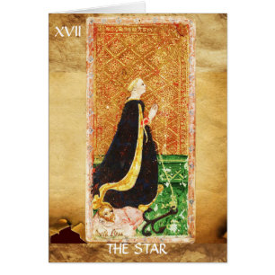 ANTIQUE RENAISSANCE TAROTS 17 / STAR