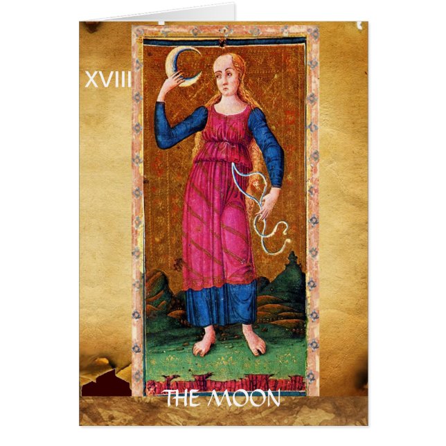 ANTIQUE RENAISSANCE TAROTS 18 / MOND (Vorne)