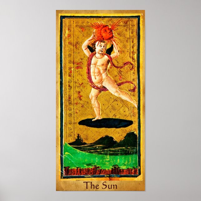 ANTIQUE RENAISSANCE TAROTS 19 / DIE SONNE POSTER (Vorne)