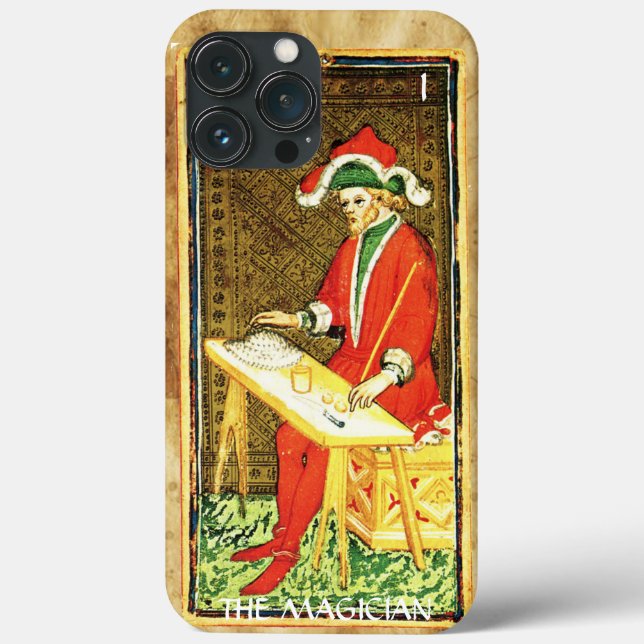 ANTIQUE RENAISSANCE TAROTS 1 / DER MAGIKER Case-Mate iPhone HÜLLE (Rückseite)
