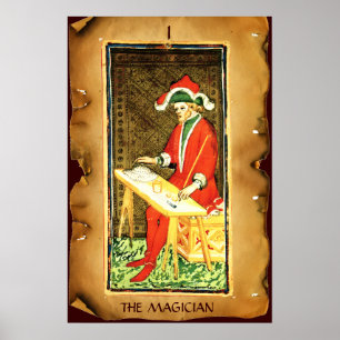 ANTIQUE RENAISSANCE TAROTS 1 / DER MAGIKER POSTER