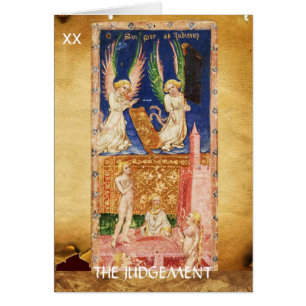 ANTIQUE RENAISSANCE TAROTS 20 / DAS GERICHT