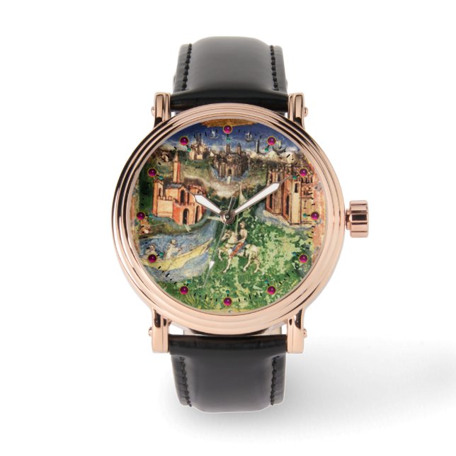 ANTIQUE RENAISSANCE TAROTS 21 / DIE WELT ARMBANDUHR (Vorderseite)