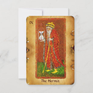 ANTIQUE RENAISSANCE TAROTS 9 / DIE HERMIT ANKÜNDIGUNG