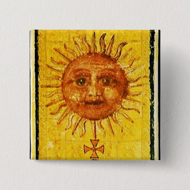 ANTIQUE RENAISSANCE TAROTS / DIE SONNE BUTTON (Vorderseite)