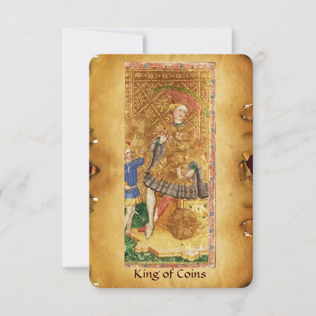 ANTIQUE RENAISSANCE TAROTS / KÖNIG VON MÜNZEN (Vorderseite)