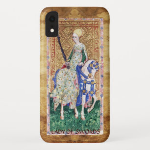 ANTIQUE RENAISSANCE TAROTS / LADY OF SCHWERTER iPhone XR HÜLLE