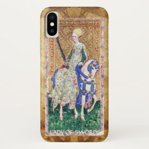ANTIQUE RENAISSANCE TAROTS / LADY OF SCHWERTER iPhone X HÜLLE
