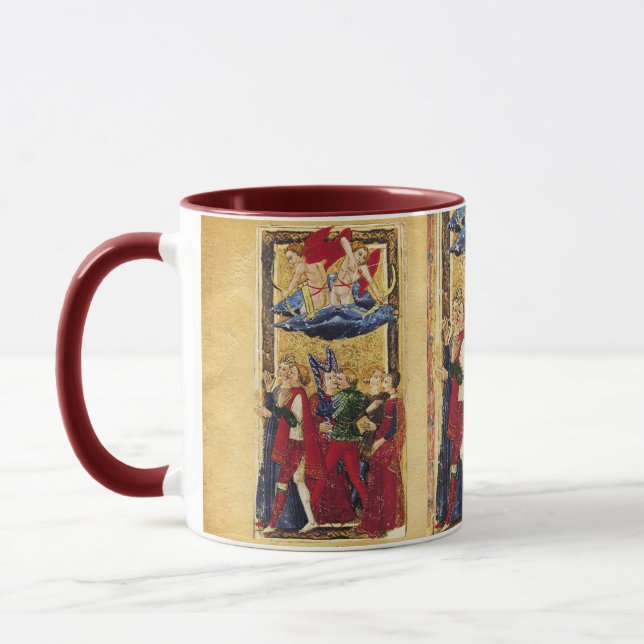 ANTIQUE RENAISSANCE TAROTS , LIEBE GEM MONOGRAM TASSE (Links)