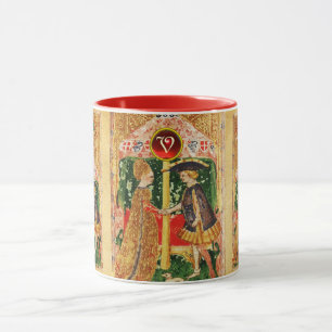 ANTIQUE RENAISSANCE TAROTS , LIEBE GEM MONOGRAM TASSE