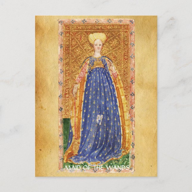 ANTIQUE RENAISSANCE TAROTS / MAID DER WÄNDE POSTKARTE (Vorderseite)