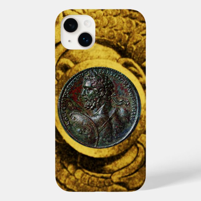 ANTIQUE ROMAN BRONZE MEDALLION MIT GOLD GRIFFINS TITLE_SEO2 (Rückseite)