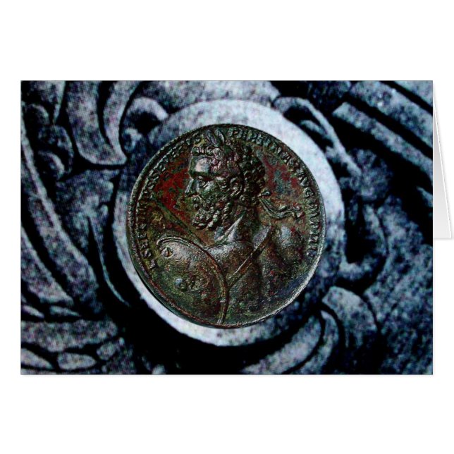 ANTIQUE ROMAN BRONZE MEDALLION MIT GRIFFINEN (Vorderseite (Horizontal))