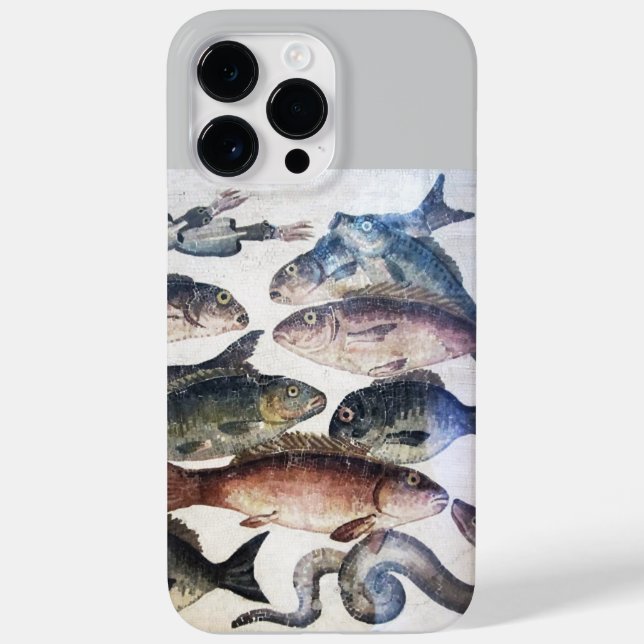 ANTIQUE ROMAN MOSAICS, FISCHE, MEERESLEBEN Case-Mate iPhone HÜLLE (Rückseite)