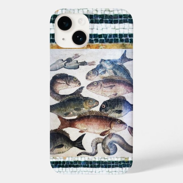 ANTIQUE ROMAN MOSAICS, FISCHE, MEERESLEBENSZENE TITLE_SEO2 (Rückseite)
