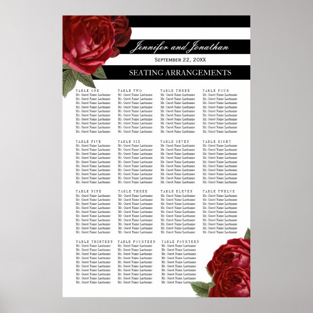 Antique Roses rouges et Grilles noires Tableau de  (Devant)