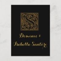 Antique S Monogram