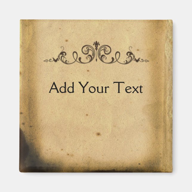 Antique Scroll Magnet (Vorne)