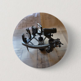Antique Sextant Button