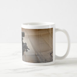 Antique Sextant Kaffeetasse