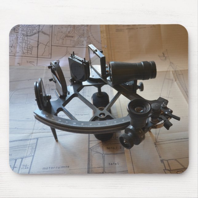 Antique Sextant Mousepad (Vorne)