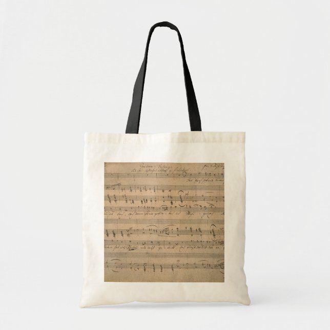 Antique Sheet Music, Lied des alten Mannes, 1822 Tragetasche (Vorne)