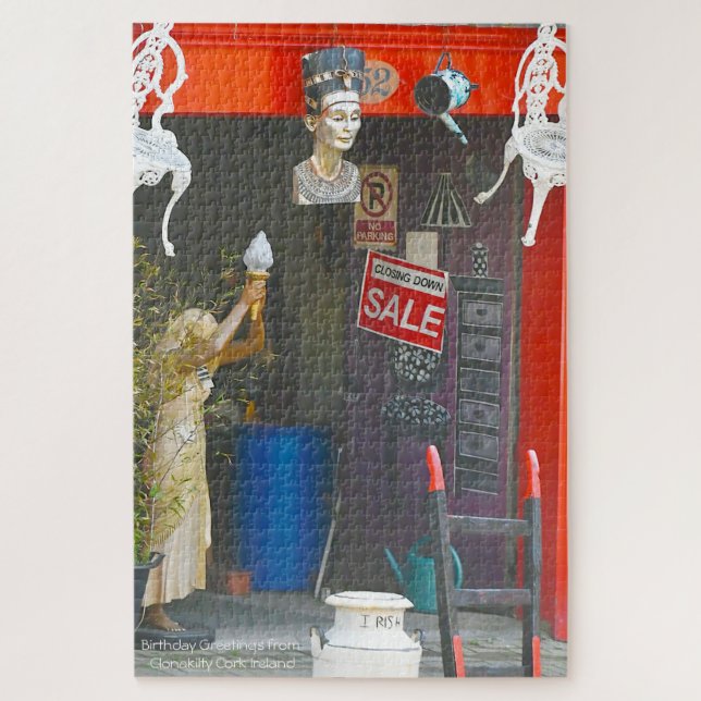 Antique Shop Clonakilty Cork Irland Jigsaw Puzzle (Vertikal)