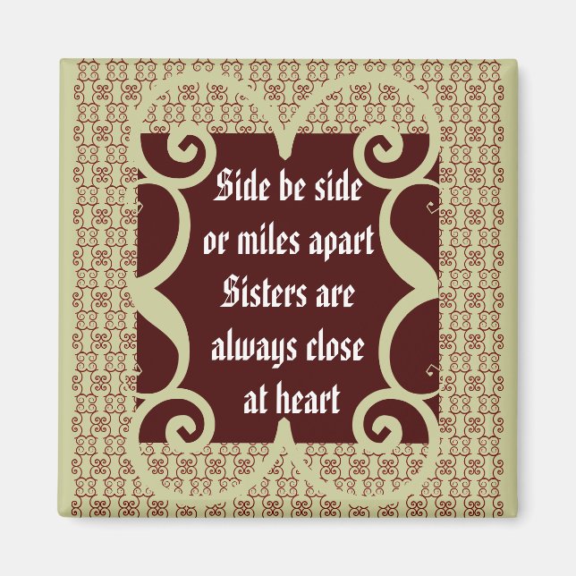 ANTIQUE SISTER MAGNET (Vorne)