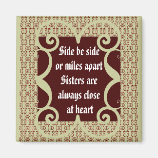 ANTIQUE SISTERS MAGNET