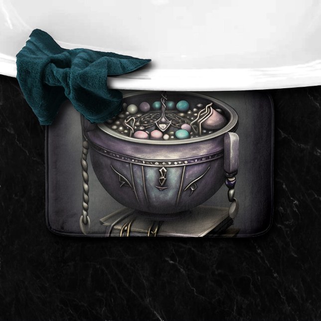 Antique Steampunk Cauldron | Zauberbücher Badematte (Von Creator hochgeladen)
