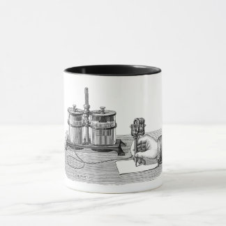 Antique Steampunk Writer Edison Tasse