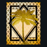 Antique Style Art Deco Palm Poster<br><div class="desc">If you choose to download, Your local Walgreen store makes board posters of your download into different sizes and in various textures at a very good price. Sometimes with a discount. A tip from my US friend. For UK see "Digital Printing" online. I created this Palm poster in an antique...</div>