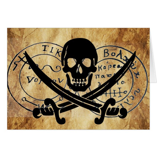 ANTIQUE TALISMAN / PIRATES CARTE DU TRÉSOR (Devant horizontal)