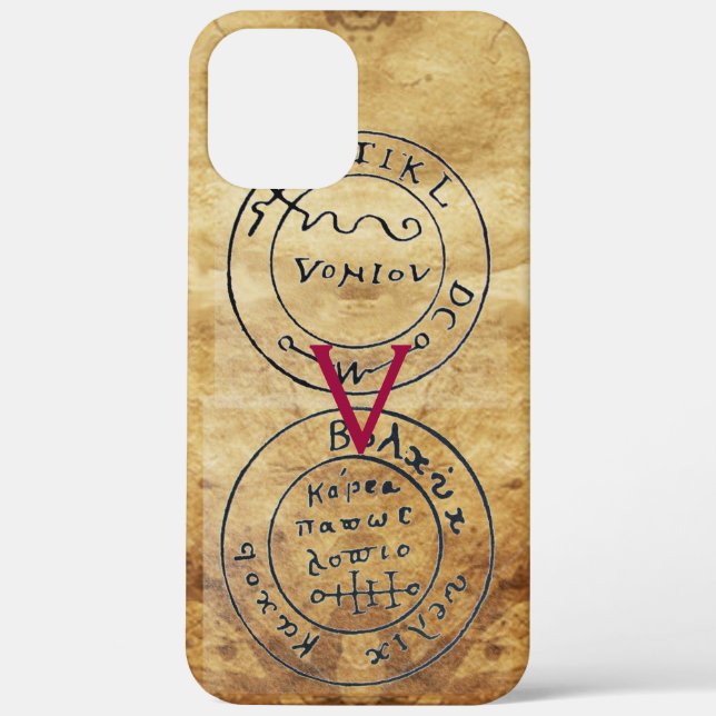 ANTIQUE TALISMAN / PIRATES TREASMAPS PARCHMENT Case-Mate iPhone HÜLLE (Rückseite)