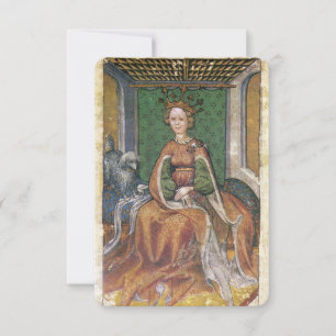 Antique Tarots / German Court Cards / Königin der 