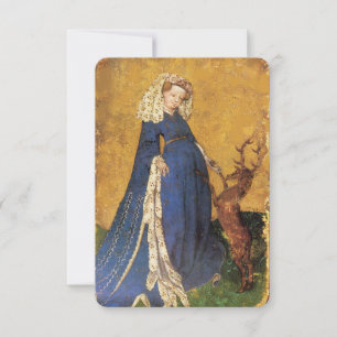 Antique Tarots / German Court Cards / Lady of Hart