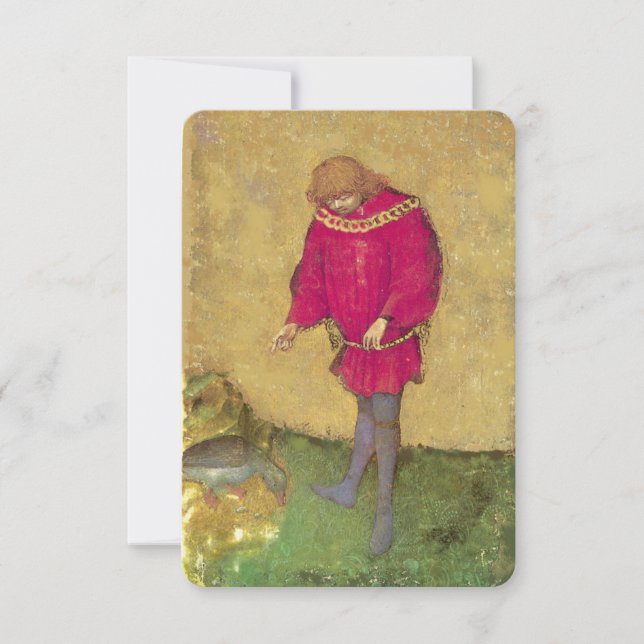 Antique Tarots German Court Cards/Page of Encks (Vorderseite)