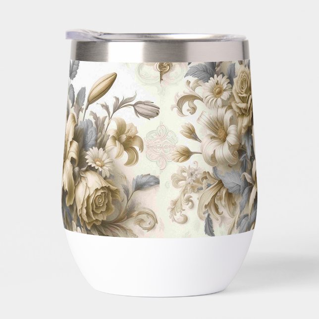 Antique Tinge Yellow Floral Perfektion (Rechts)