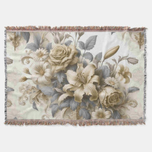 Antique Tinge Yellow Floral Perfektion Decke