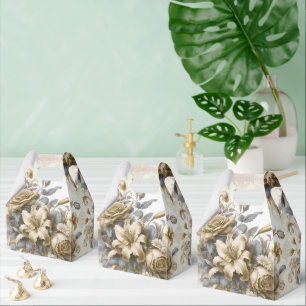 Antique Tinge Yellow Floral Perfektion Geschenkschachtel