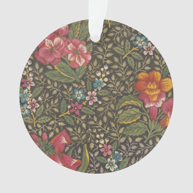 Antique Toile de Jouy 1800 Branches florales (devant)
