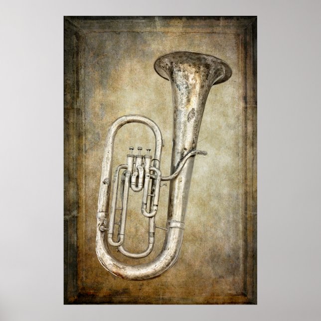 ANTIQUE TUBA POSTER (Vorne)
