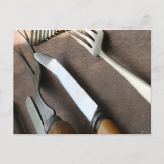 Antique Utensils Postkarte