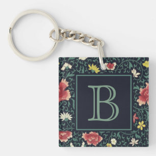 Antique Vintage Joli Monogramme Floral