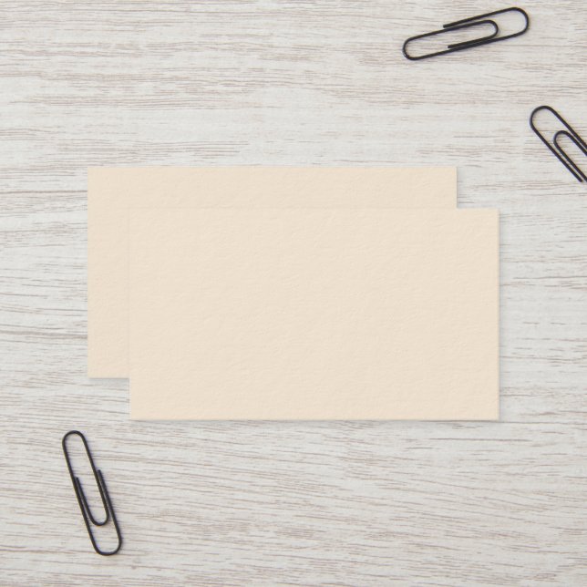 Antique White Carte de visite Premium (Devant/Arrière en situation)