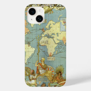 Antique World Map of the British Empire, 1886 Case-Mate iPhone 14 Hülle