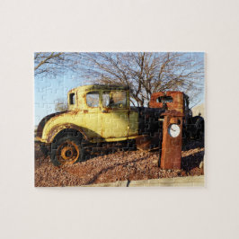 Antique Yellow Coupe voiture puzzle puzzle